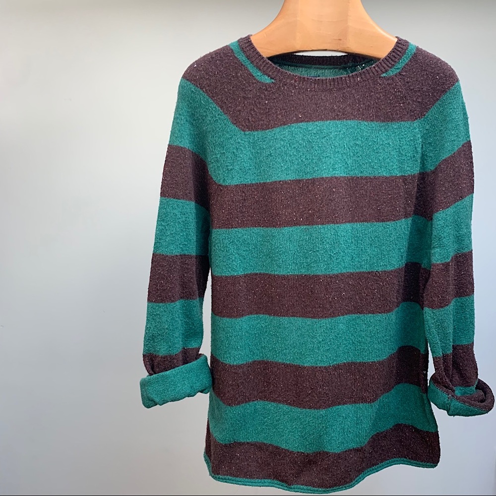 Miss F. Kruger - Speckled Striped Sweater | GAP